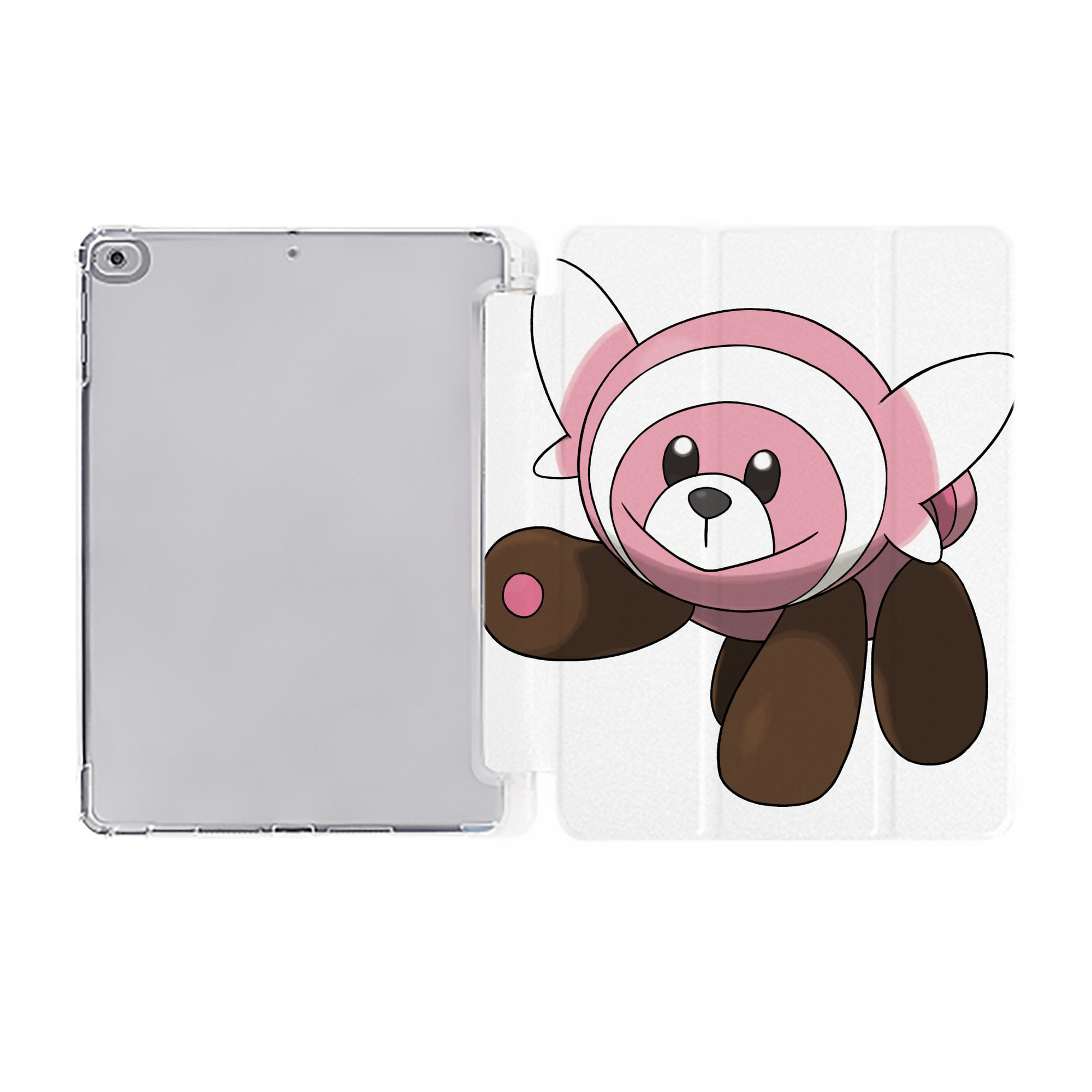 （画像用） ポケットモンスター Pokémon IPad ケース ペン収納付き 三つ折りスタンド PUレザー×シリコン 対応機種9.5/10.5/10.9インチ